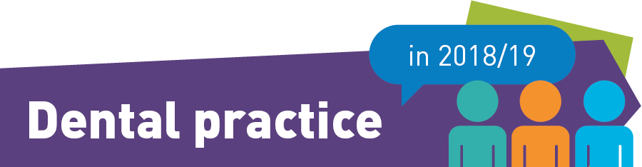 Dental practice in 2018/19